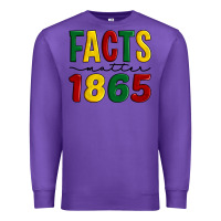Purple facts matter 1865 Premium Sweatshirt - Artiststas