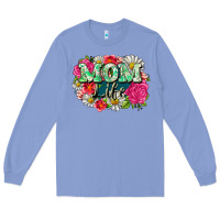 Colony Blue Mom life Long Sleeve Tee - CowGirlArtShop