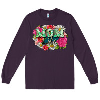 Plum Mom life Long Sleeve Tee - CowGirlArtShop