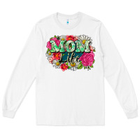 White Mom life Long Sleeve Tee - CowGirlArtShop