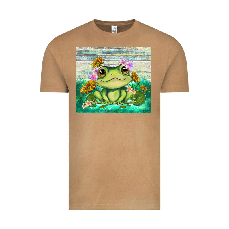 Frog With Sunflower Vintage Tee by TumblerDesignByShophia | Teevron