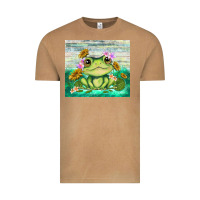 Vintage Camel frog with sunflower Vintage Tee - TumblerDesignByShophia