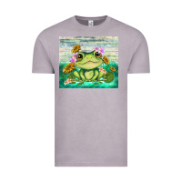 Vintage Zinc frog with sunflower Vintage Tee - TumblerDesignByShophia