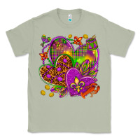 Matcha Mardi Gras hearts Classic Tee - NancyCooperArtShop