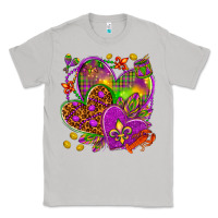 Moon Dust Mardi Gras hearts Classic Tee - NancyCooperArtShop