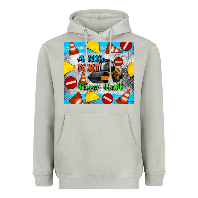 A Little Dirt Never Hurt Steam Roller Tumbler Heavyweight Hoodie by Artiststas | Teevron