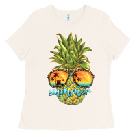 Bone pineapple summer Ladies Tee - BarkalooDesign