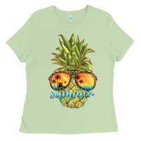 Matcha pineapple summer Ladies Tee - BarkalooDesign