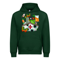 Forest Green nurse   juneteenth Urban Hoodie - AdoDesignShop