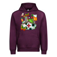 Mauve Wine nurse   juneteenth Urban Hoodie - AdoDesignShop