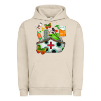 Pigment French Oak nurse   juneteenth Urban Hoodie - AdoDesignShop