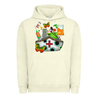 Pigment Pistachio nurse   juneteenth Urban Hoodie - AdoDesignShop