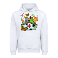 White nurse   juneteenth Urban Hoodie - AdoDesignShop