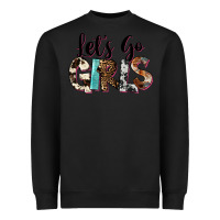 Black Let's Go Girls Heavyweight Sweatshirt - FaDigitalArtStudio