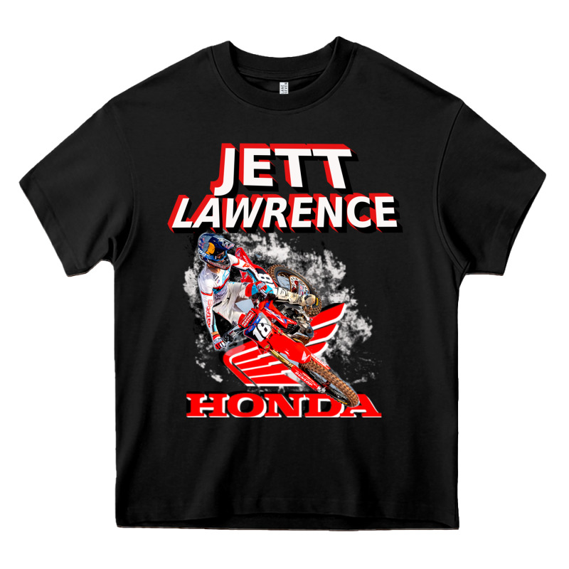 Jett Lawrence 250 Champion Leader Sx Mx Champ Motocross Champion Colla Heavy Core Tee by minhPixels | Teevron