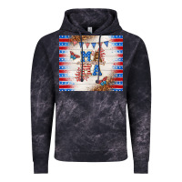 Cloud Black American mama Vintage Hoodie - TumblerDesignByShophia