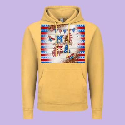 American Mama Vintage Hoodie Designed By Tumblerdesignbyshophia