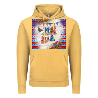 Vintage Mustard American mama Vintage Hoodie - TumblerDesignByShophia