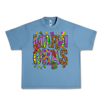 Pebble Blue Mardi Gras Urban Heavy Tee - HowdyJamesFarm