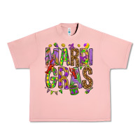 Salmon Mardi Gras Urban Heavy Tee - HowdyJamesFarm