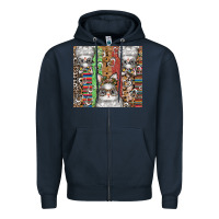 Navy easter Zipper Hoodie - CowhideDigitalArt