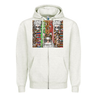 Oatmeal Heather easter Zipper Hoodie - CowhideDigitalArt