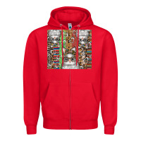 Red easter Zipper Hoodie - CowhideDigitalArt
