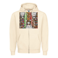 Sandshell easter Zipper Hoodie - CowhideDigitalArt