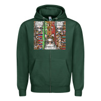 Sports Green easter Zipper Hoodie - CowhideDigitalArt