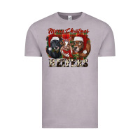 Vintage Zinc Merry Christmas Heifers Vintage Tee - RanaPortraitStore