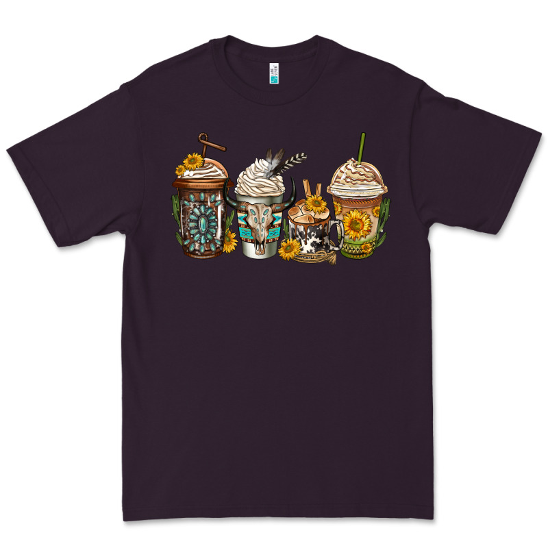 Bull Skull Western Coffee Cups Premium Tee by Jasminsmagicworld | Teevron