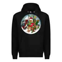 Black Joy gingerbread Premium Hoodie - FaDigitalArtStudio