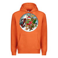 Carrot Joy gingerbread Premium Hoodie - FaDigitalArtStudio