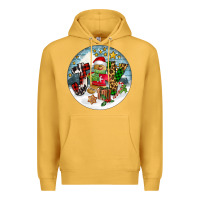 Mustard Joy gingerbread Premium Hoodie - FaDigitalArtStudio