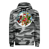Slate Camo Joy gingerbread Premium Hoodie - FaDigitalArtStudio