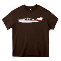 Chocolate Brown Beechcraft Bonanza  Perfect Gift Heavy Core Tee - minhPixels