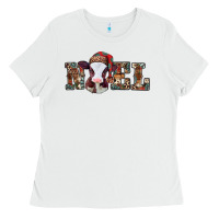 White western christmas baby cow noel Ladies Tee - Jasminsmagicworld