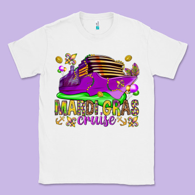 Mardi Gras Cruise Classic Tee Designed By Nancycooperartshop
