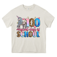 Cream 100 magical days of school Heavy Core Tee - LillyAllenDesigns