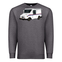 Charcoal Heather mail truck Premium Sweatshirt - Artiststas