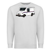 Dove Grey mail truck Premium Sweatshirt - Artiststas