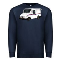 Navy mail truck Premium Sweatshirt - Artiststas
