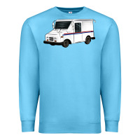 Ocean Blue mail truck Premium Sweatshirt - Artiststas