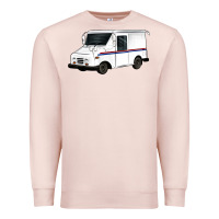 Pale Pink mail truck Premium Sweatshirt - Artiststas