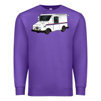 Purple mail truck Premium Sweatshirt - Artiststas