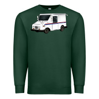 Sports Green mail truck Premium Sweatshirt - Artiststas