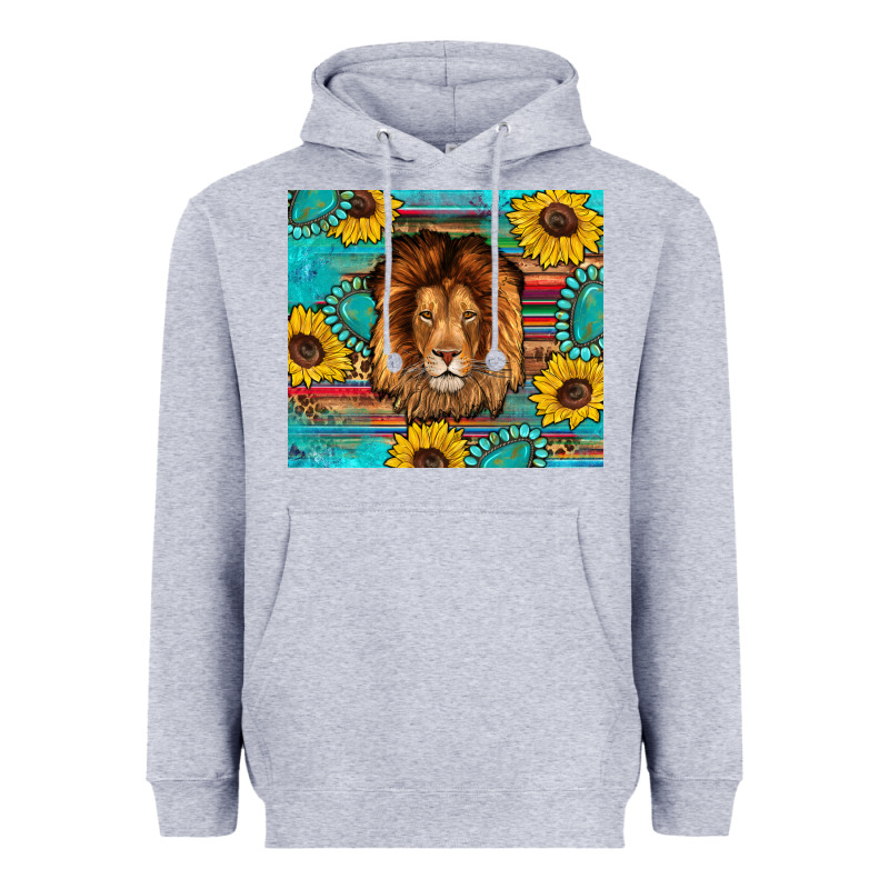 Western Lion Tumbler Heavyweight Hoodie by Artiststas | Teevron