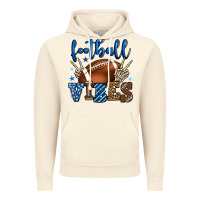 Vintage Artic Football vibes blue and grey team color Vintage Hoodie - HowdyJamesFarm