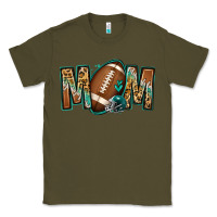 Army Green American football mom Classic Tee - Jasminsmagicworld