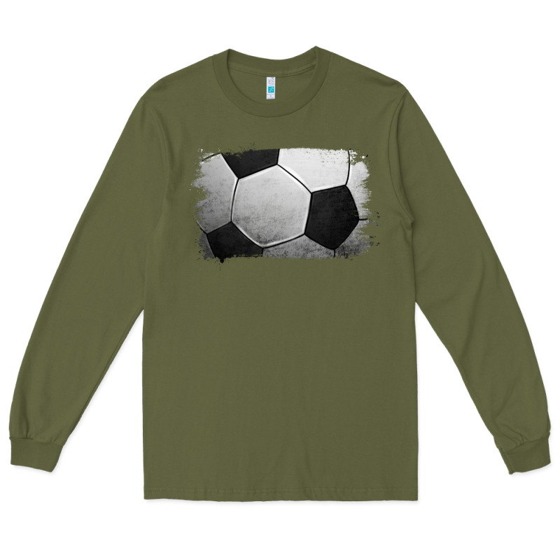 Soccer Brushstroke Long Sleeve Tee by Jasminsmagicworld | Teevron